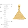 Thumbnail Image 2 of Stepped Pyramid Necklace Charm in Solid 14K Gold