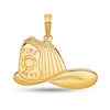 Thumbnail Image 1 of Firefighter Helmet Necklace Charm in Solid 14K Gold