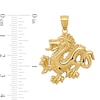 Thumbnail Image 2 of Dragon Necklace Charm in Solid 14K Gold
