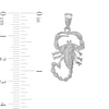 Thumbnail Image 2 of Scorpion Necklace Charm in Solid 14K White Gold