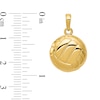 Thumbnail Image 2 of Volleyball Necklace Charm in Solid 14K Gold