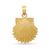 Thumbnail Image 1 of Scallop Shell Necklace Charm in Solid 14K Gold