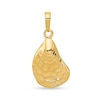 Thumbnail Image 1 of Oyster Shell Necklace Charm in Solid 14K Gold
