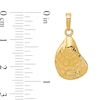 Thumbnail Image 2 of Oyster Shell Necklace Charm in Solid 14K Gold