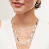 Thumbnail Image 1 of 4.5mm Diamond-Cut Herringbone Chain Necklace in Solid Sterling Silver - 20"