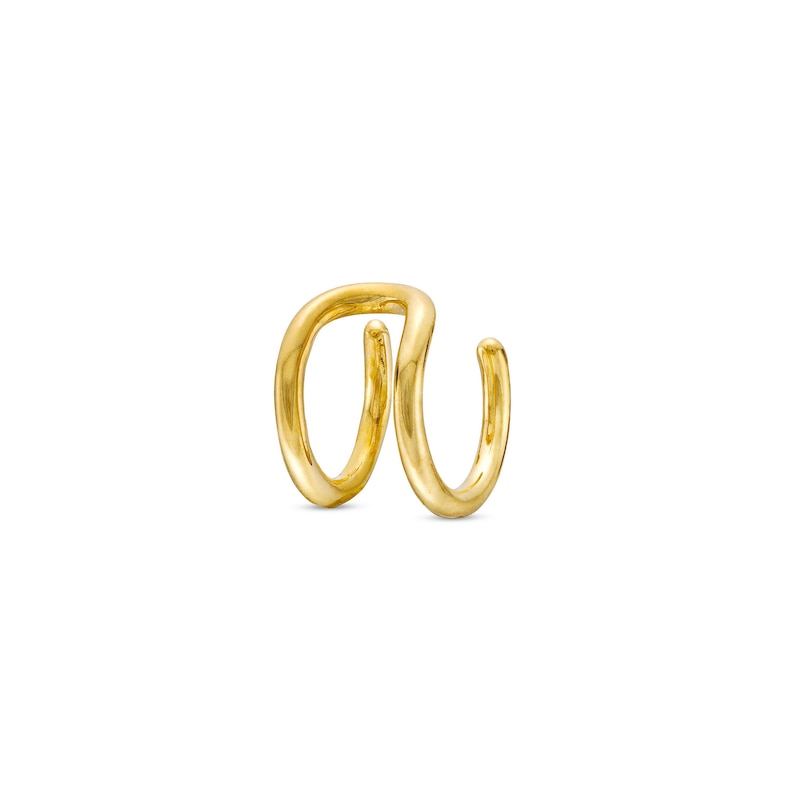 Main Image 1 of Double Row Ear Cuff in 14K Gold