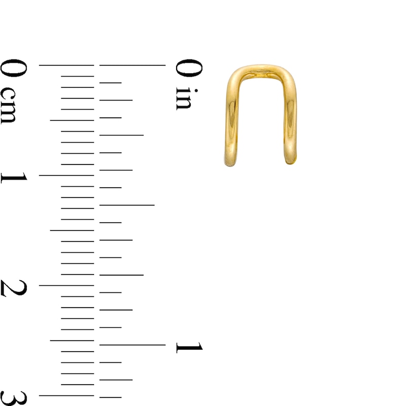 Main Image 2 of Double Row Ear Cuff in 14K Gold