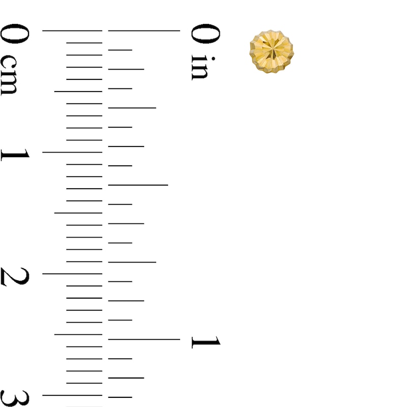 Main Image 2 of Etched Tube Cartilage Single Stud Earring in 14K Gold