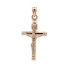 Thumbnail Image 1 of Crucifix Necklace Charm in Hollow 14K Gold