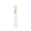 Thumbnail Image 1 of PDPAOLA™ at Zales ICONS White Quartz Medium Teardrop Hoop Earring and Necklace Charm in Sterling Silver with Gold Plate