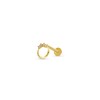 Thumbnail Image 1 of Diamond Accent Circle Tube Cartilage Single Stud Earring in 14K Gold