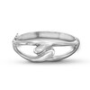 Thumbnail Image 1 of Interlocking Knot Bangle in Hollow Sterling Silver - 6.5"