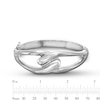 Thumbnail Image 3 of Interlocking Knot Bangle in Hollow Sterling Silver - 6.5"