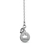 Thumbnail Image 8 of Enchanted Disney Lab-Created Sapphire, Onyx and Diamond Rose Two Piece Pendant Set in Sterling Silver and 10K Rose Gold