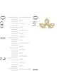 Thumbnail Image 2 of 1/8 CT. T.W. Marquise Diamond Trio Cartilage Single Stud Earring in 14K Gold