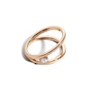 Thumbnail Image 1 of Zales x SHAHLA 1/10 CT. Pear-Shaped Lab-Grown Diamond Solitaire Love V Ring in 14K Gold
