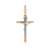 Thumbnail Image 1 of Crucifix Necklace Charm in 14K Two-Tone Gold