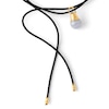 Thumbnail Image 6 of PDPAOLA™ at Zales Faux Leather Adjustable Strand Necklace in Sterling Silver with 18K Gold Plate - 37.5"