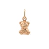 Thumbnail Image 1 of Mini Teddy Bear Charm in Hollow 14K Gold