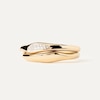 Thumbnail Image 4 of PDPAOLA™ at Zales Cubic Zirconia and Polished Two Piece Ring Set in Sterling Silver with 18K Gold Plate