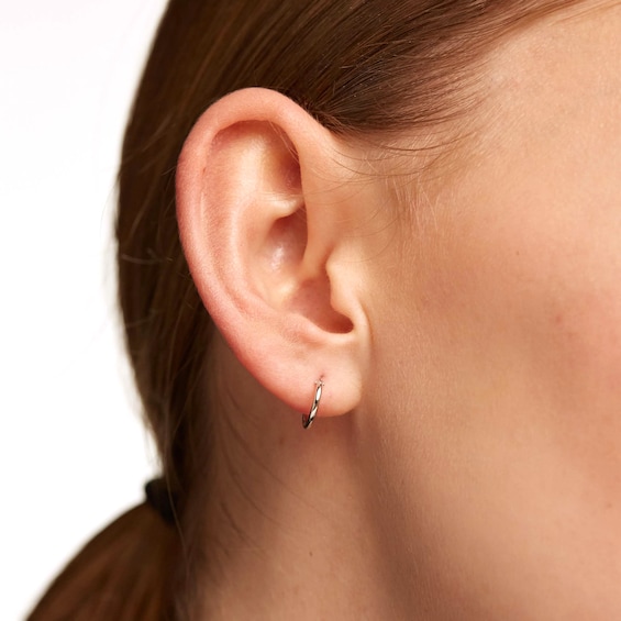 PDPAOLAâ¢ at Zales 9.0mm Mini Hoop Earrings in Sterling Silver