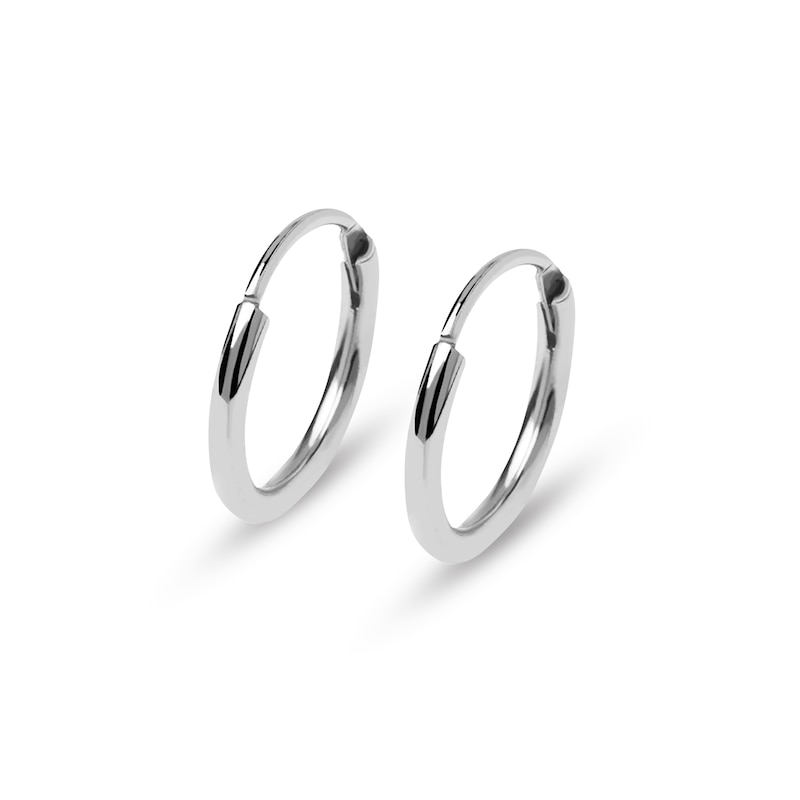 Main Image 3 of PDPAOLA™ at Zales 9.0mm Mini Hoop Earrings in Sterling Silver