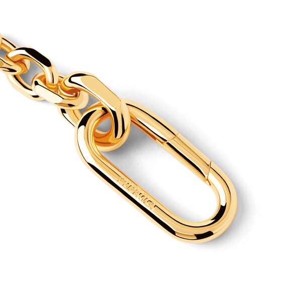 PDPAOLAâ¢ at Zales Single and Double Chain Toggle Bracelet in Brass with 18K Gold Plate - 8"