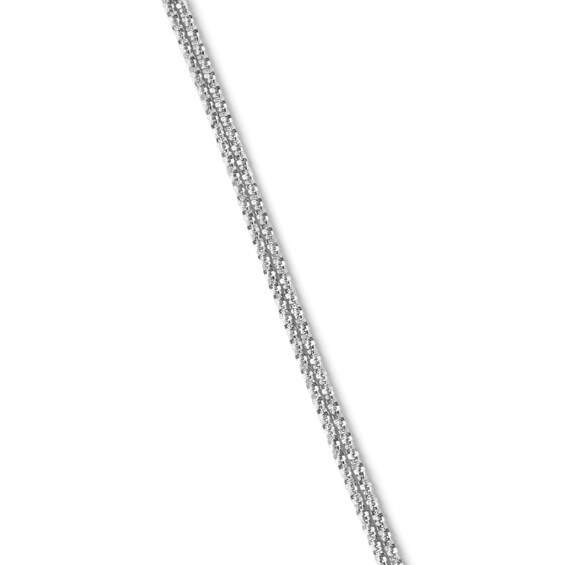 PDPAOLA™ at Zales Sparkle Double Chain Bracelet in Sterling Silver