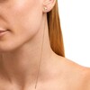 Thumbnail Image 2 of PDPAOLA™ at Zales Princess-Cut Cubic Zirconia Linear Chain Drop Earrings in Sterling Silver with 18K Gold Plate