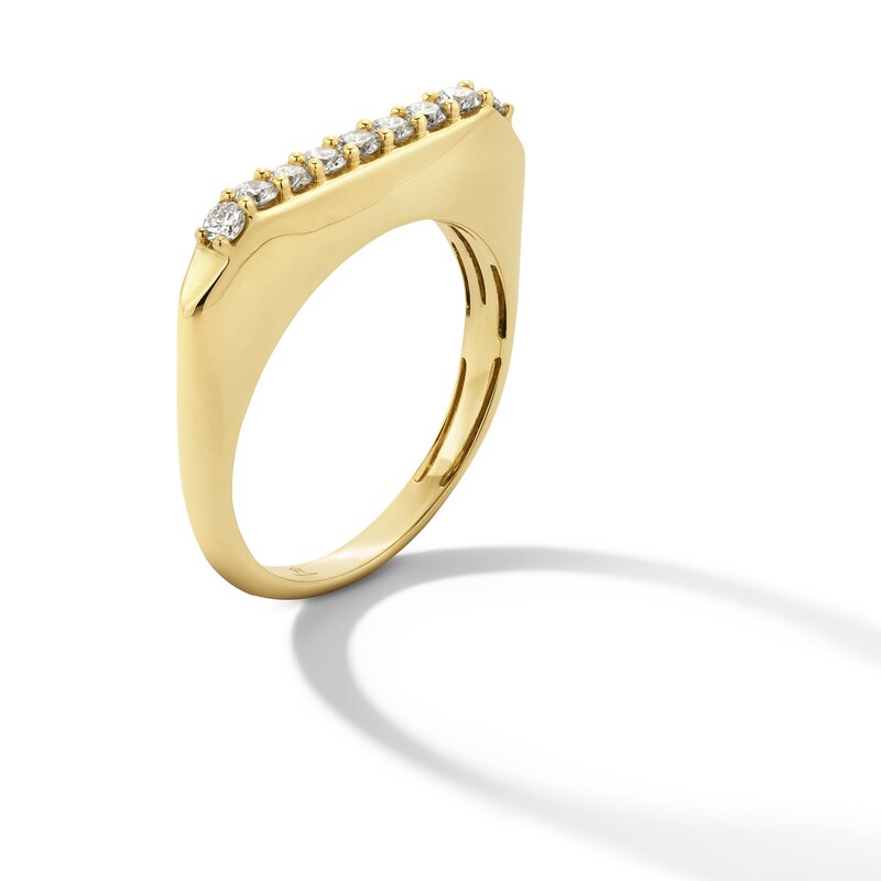 Main Image 3 of Zales x Dorian Webb 1/3 CT. T.W. Diamond Ring in 14K Gold