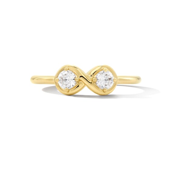 Zales x Nungu 3/8 CT. T.w. Diamond Infinity Ring in 14K Gold