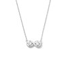 Thumbnail Image 1 of Zales x Nungu 3/8 CT. T.W. Diamond Infinity Necklace in 14K White Gold