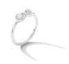 Thumbnail Image 3 of Zales x Nungu 3/8 CT. T.W. Diamond Infinity Ring in 14K White Gold
