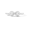 Thumbnail Image 4 of Zales x Nungu 3/8 CT. T.W. Diamond Infinity Ring in 14K White Gold