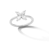 Thumbnail Image 1 of Zales x Nungu 3/4 CT. T.W. Marquise Diamond Flower Ring in 14K White Gold