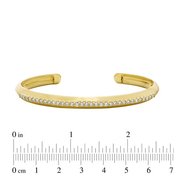 Zales x Dorian Webb 1-1/8 CT. T.w. Diamond Open Cuff Bangle in 14K Gold