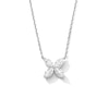 Thumbnail Image 1 of Zales x Nungu 3/4 CT. T.W. Marquise Diamond Flower Necklace in 14K White Gold