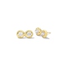 Thumbnail Image 1 of Zales x Nungu 3/4 CT. T.W. Diamond Infinity Stud Earrings in 14K Gold
