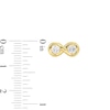 Thumbnail Image 3 of Zales x Nungu 3/4 CT. T.W. Diamond Infinity Stud Earrings in 14K Gold