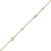 Thumbnail Image 1 of Zales x Dorian Webb 1/6 CT. T.W. Diamond Station Bracelet in 14K Gold - 7.5”