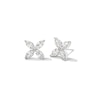 Thumbnail Image 1 of Zales x Nungu 1-1/2 CT. T.W. Marquise Diamond Flower Stud Earrings in 14K White Gold