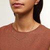 Thumbnail Image 2 of Zales x Dorian Webb 1/4 CT. T.W. Diamond Station Necklace in 14K Gold