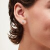 Thumbnail Image 2 of 1/5 CT. T.W. Marquise Diamond Frame Stud Earrings in 10K White Gold