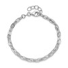 Thumbnail Image 2 of 2.25mm Double Strand Cable Chain Bracelet in Solid Sterling Silver - 8"