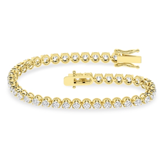 4 CT. T.w. Certified Lab-Grown Diamond Tennis Bracelet in 14K Gold (F/Si2) - 7.25â