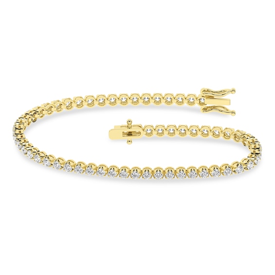 2 CT. T.w. Certified Lab-Grown Diamond Tennis Bracelet in 14K Gold (F/Si2) - 7.25”