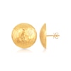Thumbnail Image 2 of Textured Stud Earrings in Sterling Silver with 14K Gold Plate