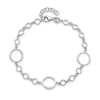 Thumbnail Image 2 of 4.7mm Circle Link Chain Bracelet in Hollow Sterling Silver