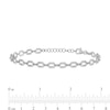 Thumbnail Image 4 of 4.75mm Rectangle Link Chain Bracelet in Solid Sterling Silver - 8”