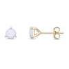 Thumbnail Image 2 of 5.0mm Lab-Created Opal Solitaire Martini Stud Earrings in 10K Gold